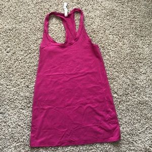 Lululemon athletica Pink Razorback top size 4